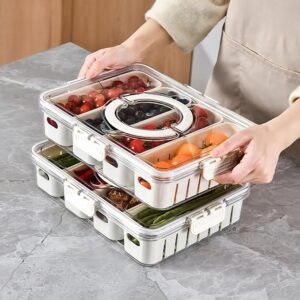 4 section fridge storage container 3300ml